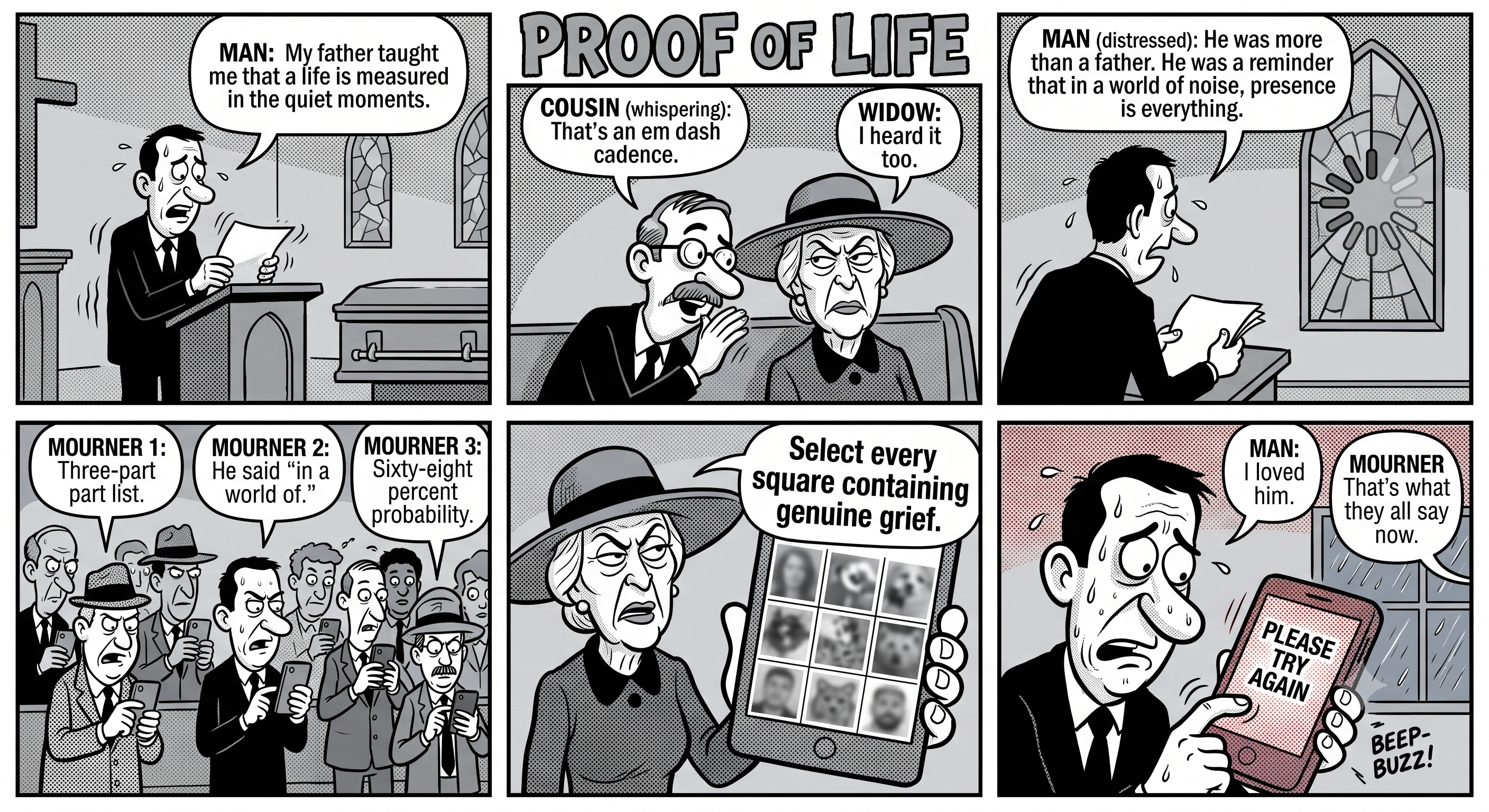 Proof of Life Comic Strip