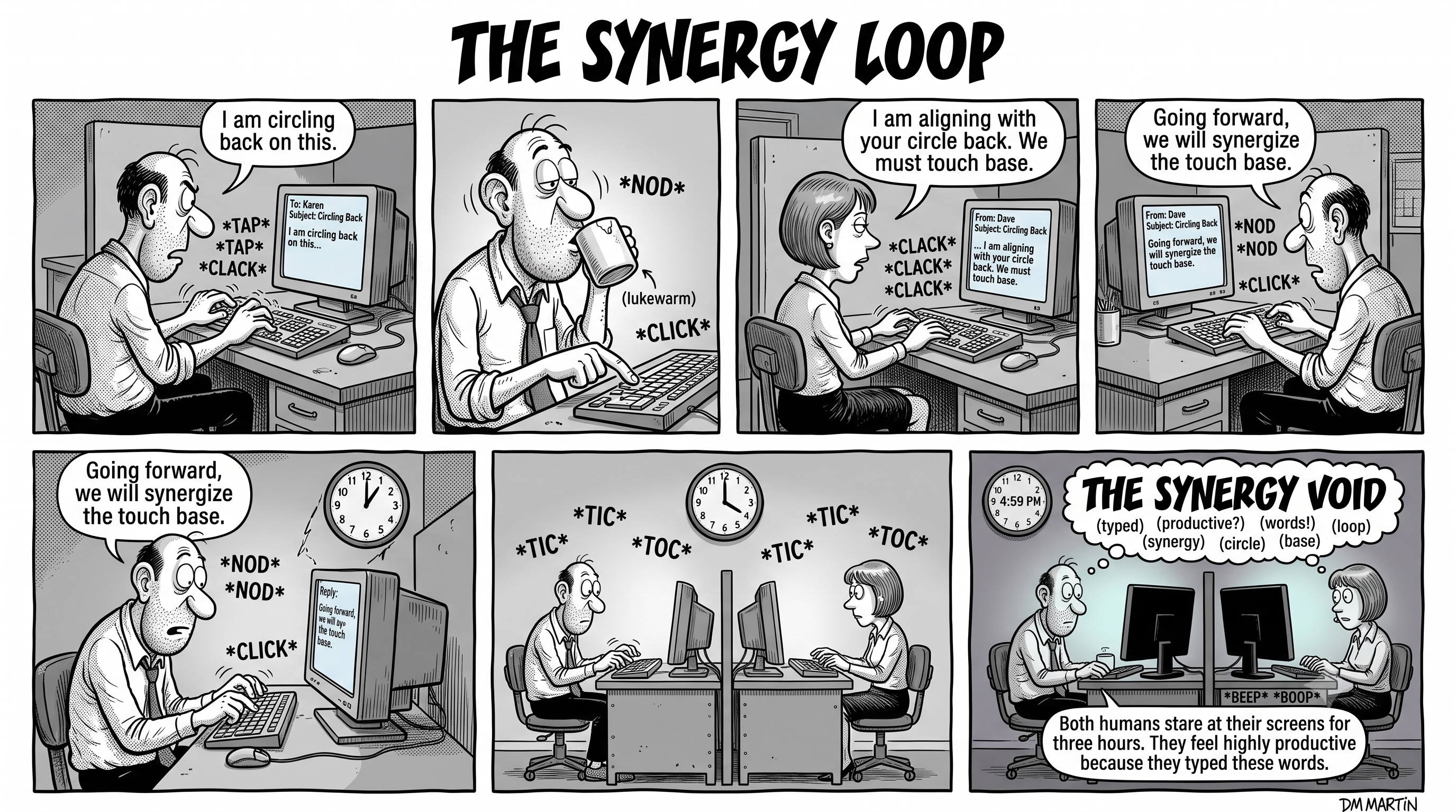The Synergy Loop Comic Strip